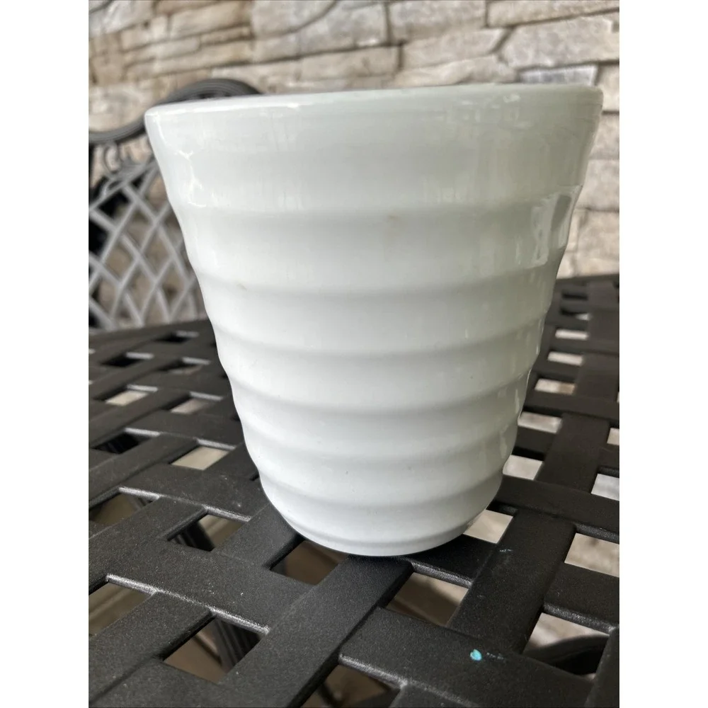 White 5.5 Made‎ Germany Ceramic Vase Planter